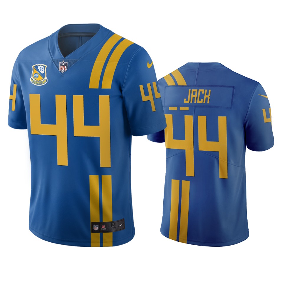 Men Nike Jacksonville Jaguars #44 Myles Jack Royal Vapor Limited City Edition NFL Jersey